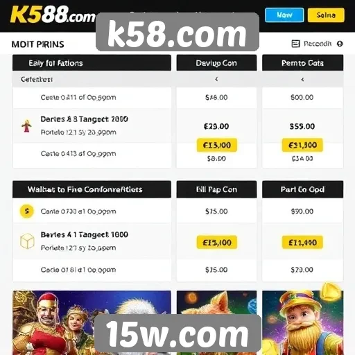 Ofertas promocionais e bônus do k58.com
